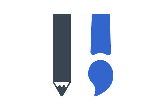 Artist Tools Icon for Graphics and Icons