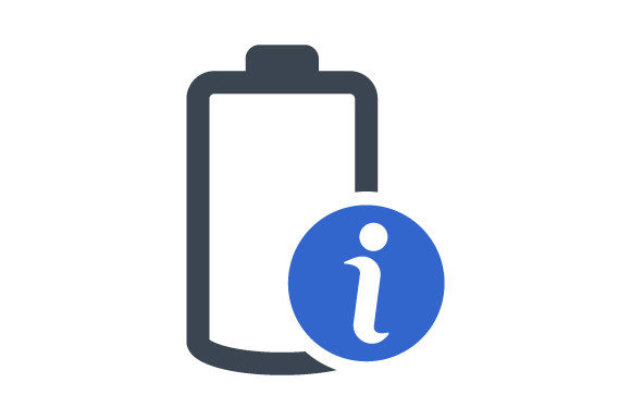 Battery Info Icon: Graphics & Icons for Branding