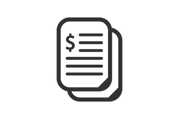Bill, Invoice Icon Graphics