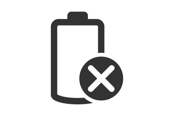 Cancel Battery Icon: Graphics and Icons for Modern Design