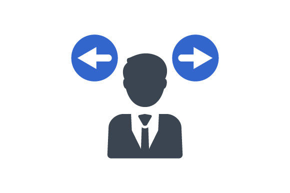 Direction, Decision Icon Graphics and Icons