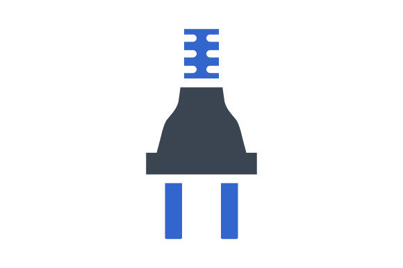 Electric Plug Socket Icon: Graphics and Icons for Local Business