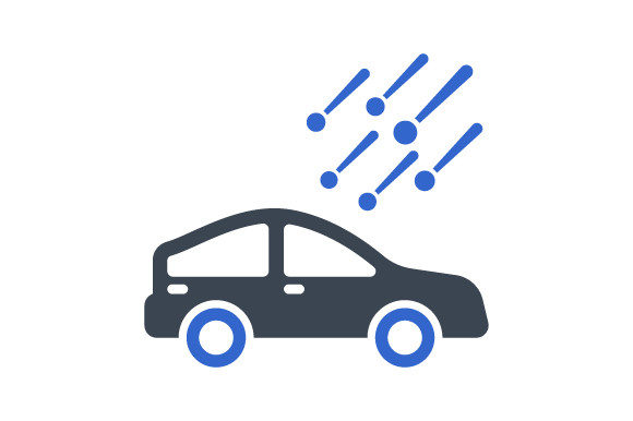 Hail Damage Icon: Graphics & Icons for Local Branding