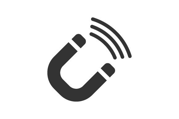 Magnetic Attraction Icon: Graphics and Icons for Real Publishing