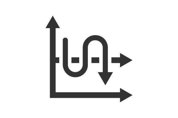 Marketing Decrease Graph Icon