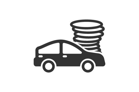 Natural Disaster Crash Icon
