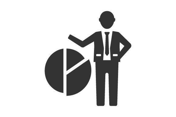 Pie Chart Icon for Graphics and Icons