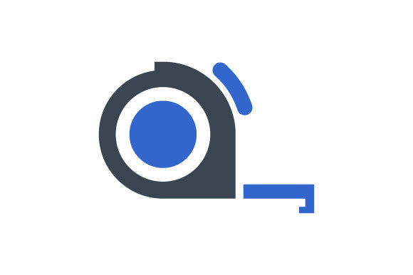 Tape Measure Icon: Graphics and Icons for Real Projects