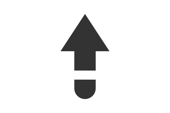 Up Arrow Icon: Graphics and Icons for Editorial Design